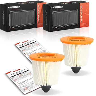 2 Pcs Engine Air Filter