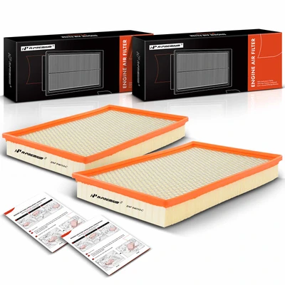 2 Pcs Engine Air Filter