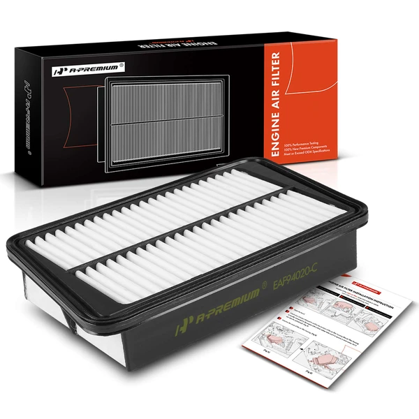 Engine Air Filter with Rigid Panel for 2003-2006 Jeep Wrangler