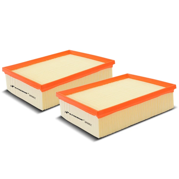 2 Pcs Engine Air Filter for Audi A4 Quattro 2002-2009 L4 1.8L 2.0L V6 3.0L 3.2L