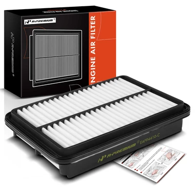 Engine Air Filter with Rigid Panel