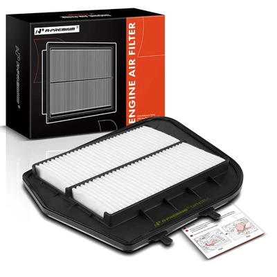 Engine Air Filter with Rigid Panel