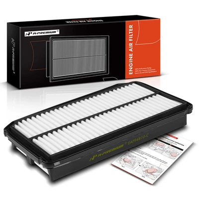 Engine Air Filter with Rigid Panel