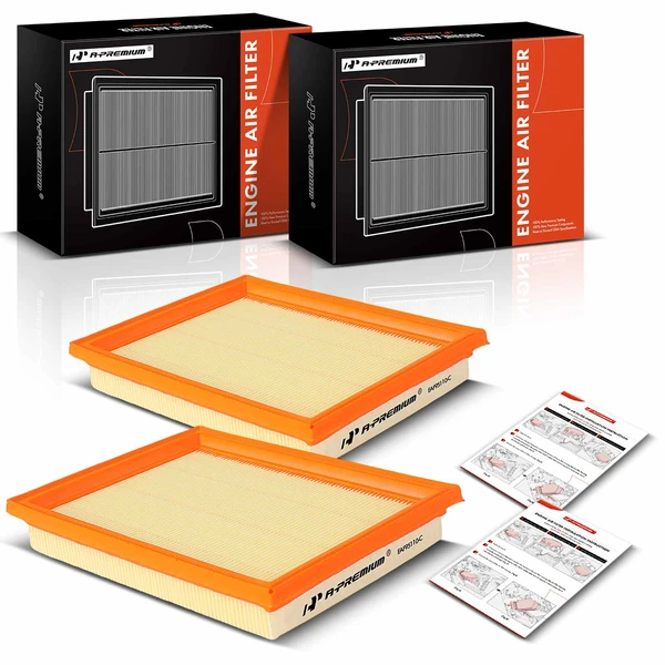 2 Pcs Engine Air Filter for 2002-2008 Mini Cooper