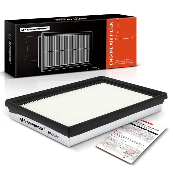 Engine Air Filter with Rigid Panel for Kia Sedona 2002-2005 V6 3.5L