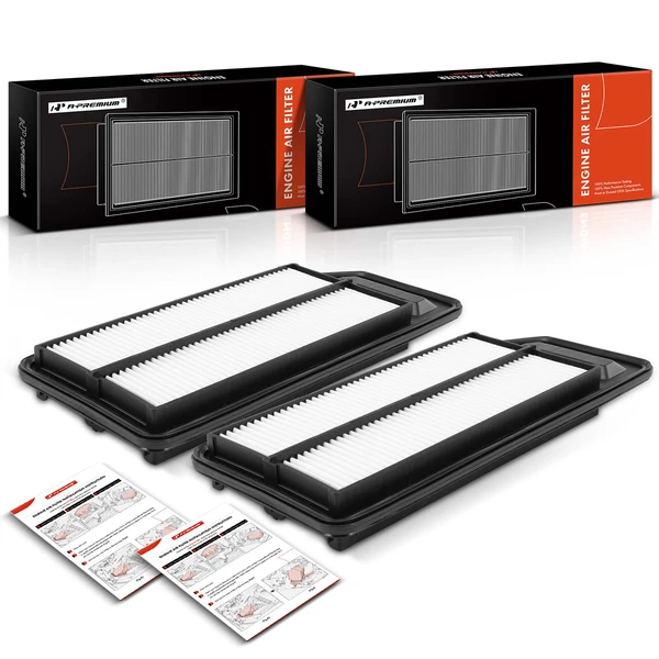 2 Pcs Engine Air Filter for 2004-2008 Acura TSX