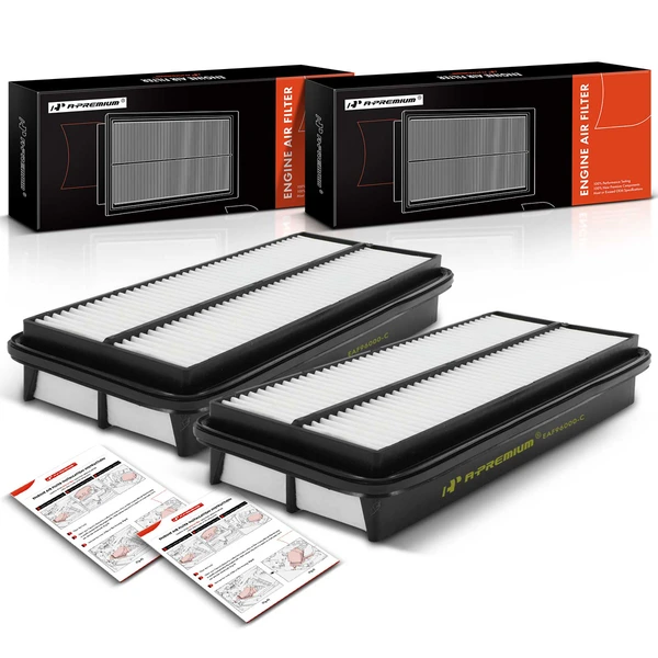 2 Pcs Engine Air Filter for 2005-2008 Acura RL