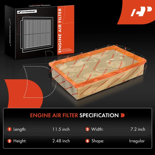 Engine Air Filter for BMW E65 745i 745Li 750i 760i AlPinsa B7 Rolls-Royce Phantom