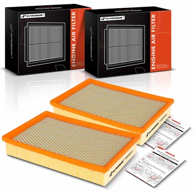 2 Pcs Engine Air Filter