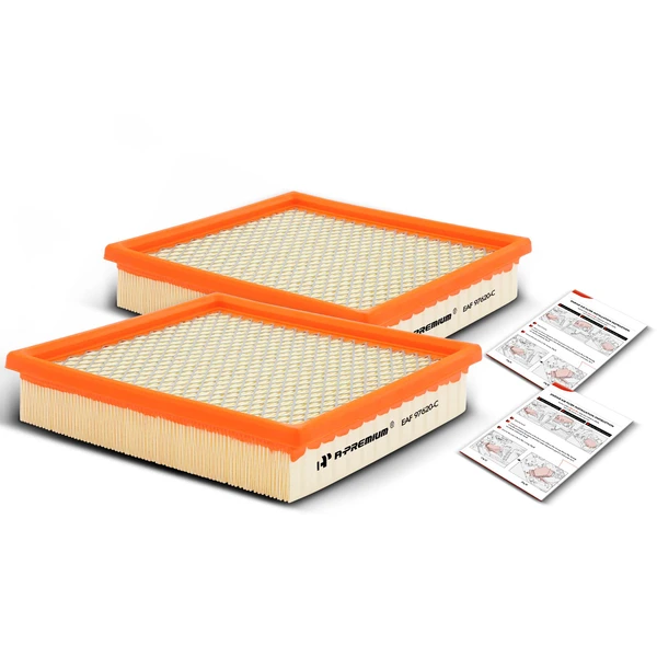 2 Pcs Engine Air Filter for Toyota Highlander Dodge Durango Chrysler Aspen Lexus