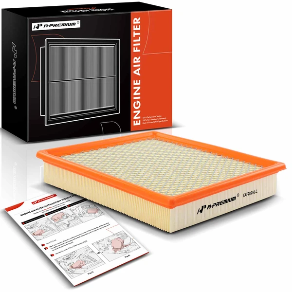 Engine Air Filter with Flexible Panel for 2005-2010 Ford Mustang