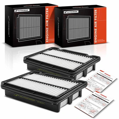 2 Pcs Engine Air Filter