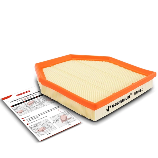 Left Engine Air Filter for BMW M2 19-21 M3 15-18 M4 M5 M6 Gran Coupe 3.0L 4.4L