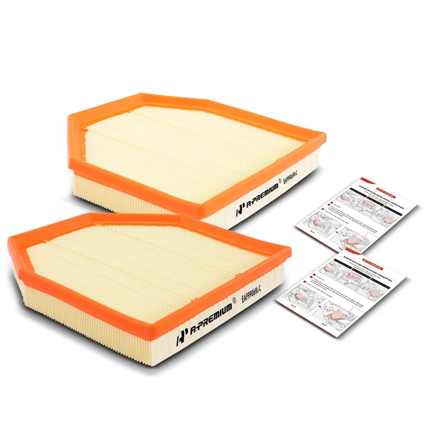 2 Pcs Left & Right Engine Air Filter for BMW M2 19-21 M3 15-18 M4 M5 M6 Gran Coupe