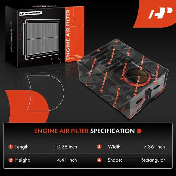 Engine Air Filter for Porsche Macan 2015-2024 Panamera 2017-2019