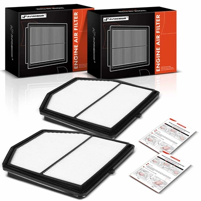 2 Pcs Engine Air Filter