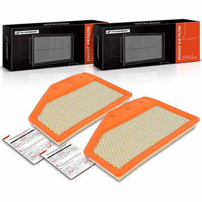2 Pcs Engine Air Filter