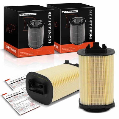 2 Pcs Engine Air Filter