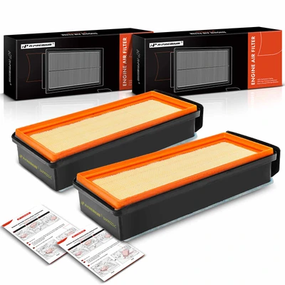2 Pcs Engine Air Filter