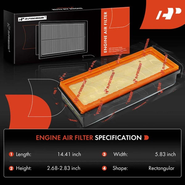 Engine Air Filter for BMW 535d 535d xDrive F10 2014-2016 X5 F15 G05 2014-2019