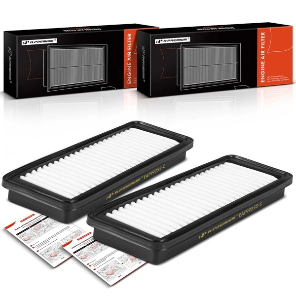 2 Pcs Driver Engine Air Filter for Kia K900 2015-2017 Hyundai Genesis 2012-2014