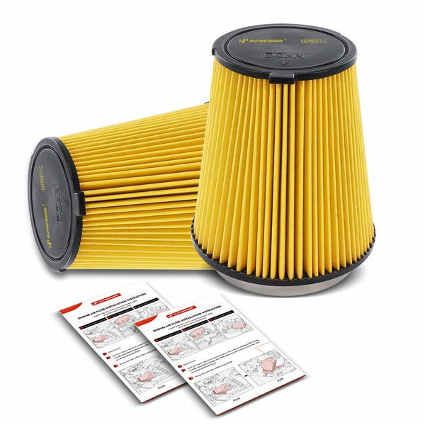 2 Pcs Engine Air Filter for 2015-2022 Ford Mustang