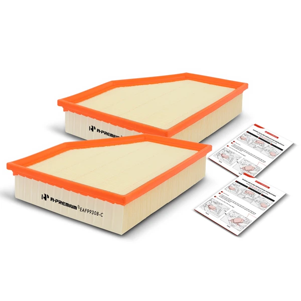 2 Pcs Front Engine Air Filter for 2021-2022 BMW 745e