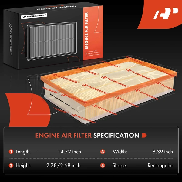 Engine Air Filter for Audi RS3 2017-2020 2022-2024 TT Quattro 2022 TT RS Quattro