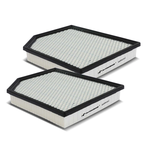 2 Pcs Engine Air Filter for Jeep Grand Cherokee 2018-2021 Dodge Durango 2021 6.2L