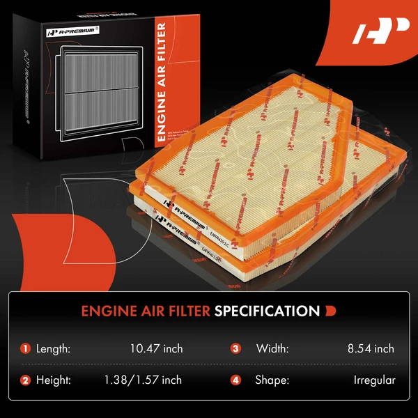 2 Pcs Engine Air Filter for BMW M5 2018-2023 M8 Gran Coupe 2020-2023 M8