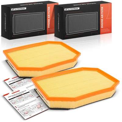 2 Pcs Engine Air Filter