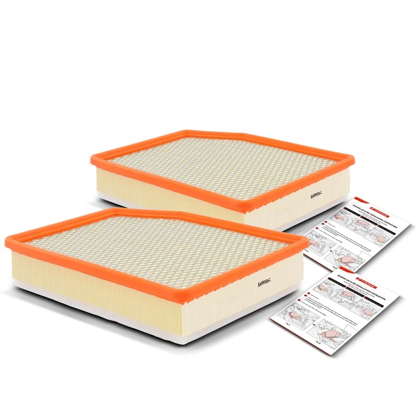 2 Pcs Engine Air Filter for Chevy Silverado 1500 2019-2023 GMC Sierra 1500 Yukon