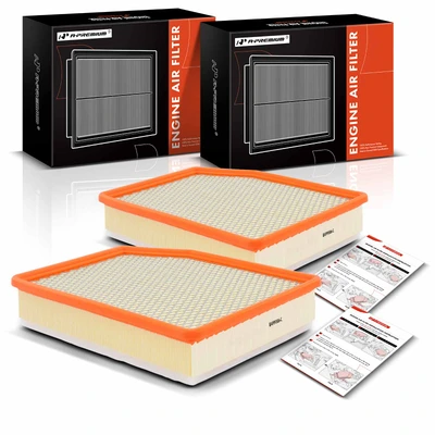 2 Pcs Engine Air Filter