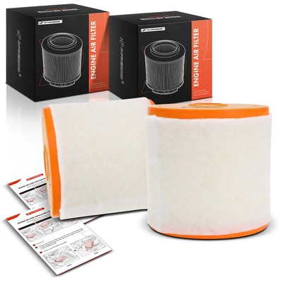 2 Pcs Engine Air Filter