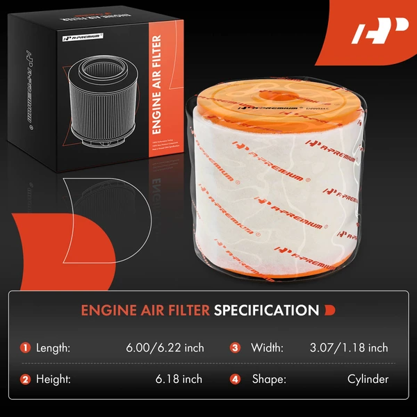 Engine Air Filter for Audi A6 2021-2023 A6 Quattro 2019-2024 A7 Sportback 2021-2024