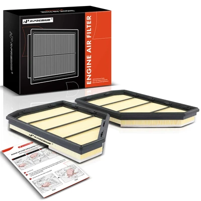 2 Pcs Left & Right Engine Air Filter