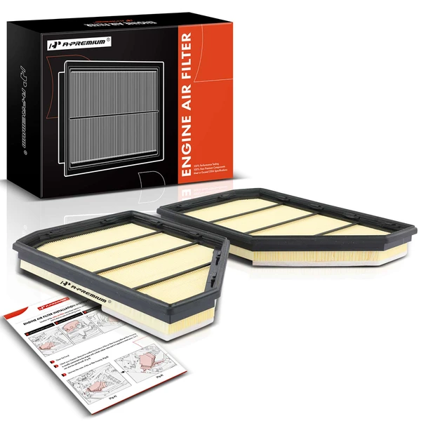 2 Pcs Left & Right Engine Air Filter for 2020-2022 BMW X5