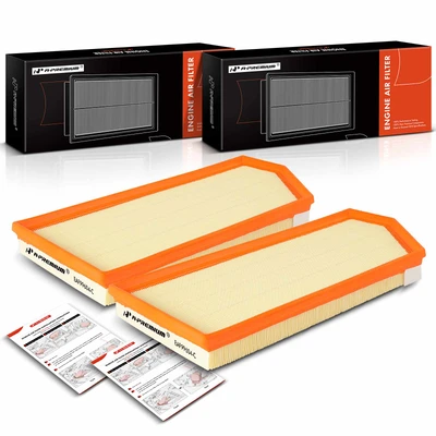2 Pcs Engine Air Filter