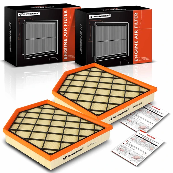 2 Pcs Engine Air Filter for 2020-2023 Cadillac CT4