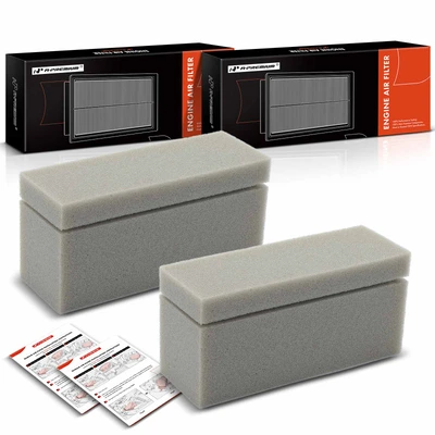 2 Pcs Engine Air Filter