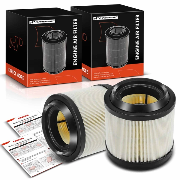 2 Pcs Engine Air Filter for 2021-2024 Ford Bronco