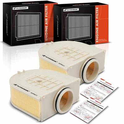 2 Pcs Engine Air Filter