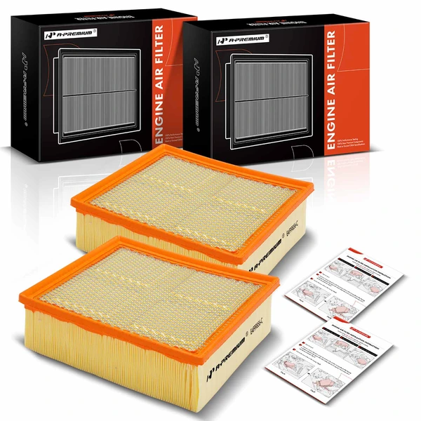 2 Pcs Engine Air Filter for 2021-2024 Ram 4500