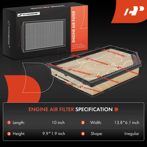 Engine Air Filter for Jeep Grand Wagoneer WS 2022-2023 Wagoneer 2022-2024