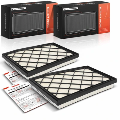 2 Pcs Engine Air Filter