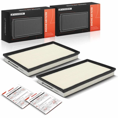 2 Pcs Engine Air Filter