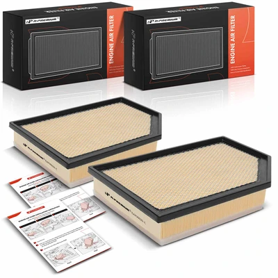2 Pcs Engine Air Filter