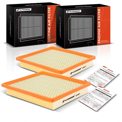 2 Pcs Engine Air Filter