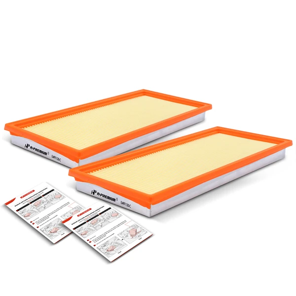 2 Pcs Engine Air Filter for Subaru Forester Outback 00-04 Impreza Legacy 99-04