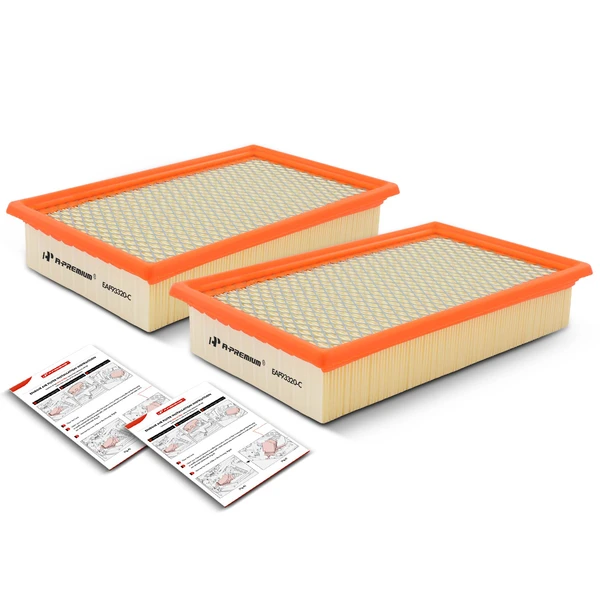 2 Pcs Engine Air Filter for Ford Explorer Mercury Mountaineer 2002-2010 Lincoln